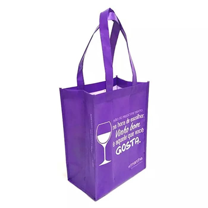 Custom silk-screen PP non-woven event bag